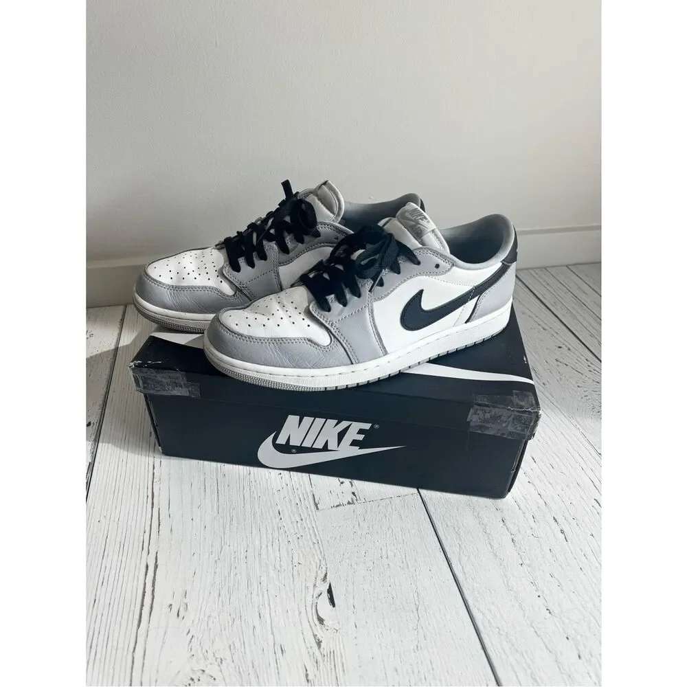 Air Jordan 1 Low OG - Wolf Grey and White